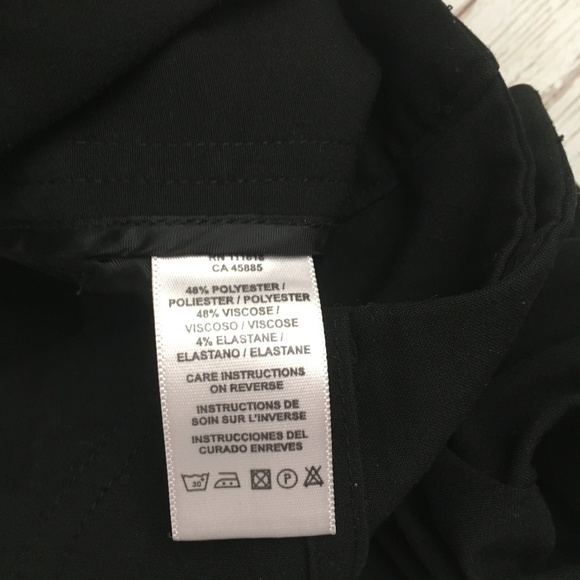 michael kors womens 2 cuffed cropped pants black b - Picture 4 of 5